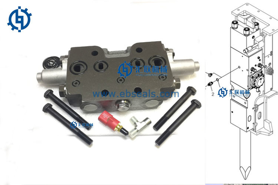 Corrosão da válvula de controle de Parts Breaker Hydraulic da máquina escavadora de PC120 KOMATSU anti
