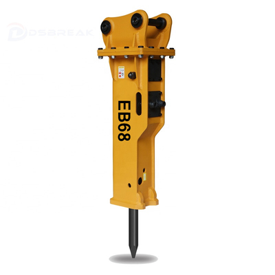 Disjuntor montado parte superior de EB68 Hyadraulic Jack Hammer For 4-7 Ton Excavator Equipment Silence Type