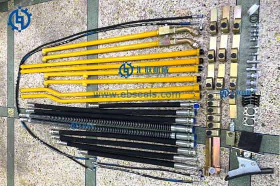 Tubulação de mangueira amarela preta de Breaker Parts Hyd da máquina escavadora de KOMATSU que usa por muito tempo a vida