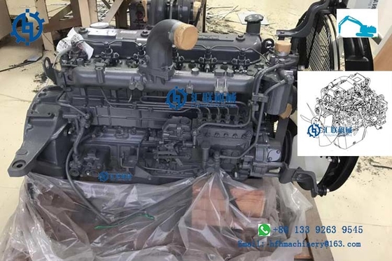 Peças de motor diesel de Isuzu Motor 6BG1TRP-03 para a máquina escavadora ZX200-5G Sumitomo SH200 de Hitachi