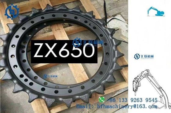 Máquina escavadora Drive Sprockets do Zaxis ZX650, Hitachi Digger Parts ZX650LC ZX670