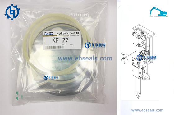 Selo hidráulico Kit Cylinder Oil Set do disjuntor de Kent KF22 KF27 KF35