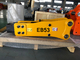 Disjuntor montado parte superior de EB53 Hyadraulic Jack Hammer For 2-5 Ton Excavator Equipment Open Type